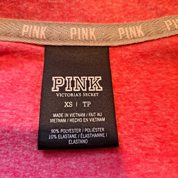 PINK 1/4 Zip Athletic Top Size XS - Picture 11 of 12